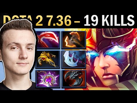 Phantom Assassin Gameplay Miracle with Manta and 19 Kills - Dota 7.36