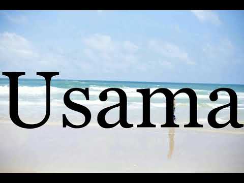 How To Pronounce Usama🌈🌈🌈🌈🌈🌈Pronunciation Of Usama