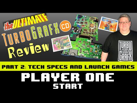 The Ultimate Turbografx CD Review - Part 2 - Tech Specs and Launch Games