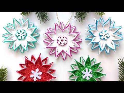 Snowflakes for Christmas decoration | Amazing DIY...