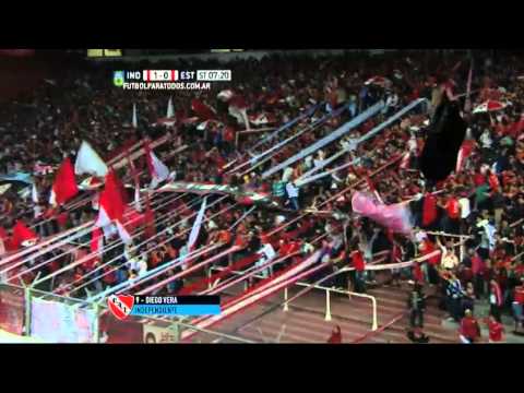 Gol de Vera. Independiente 1 - Estudiantes 0. Fecha 22. Primera División 2015. FPT