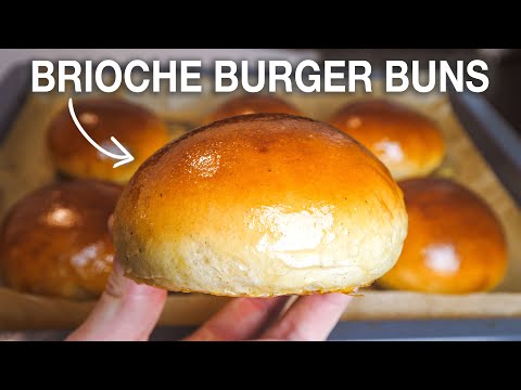 Make the PERFECT BURGER BUNS yourself | Brioche Bun Recipe