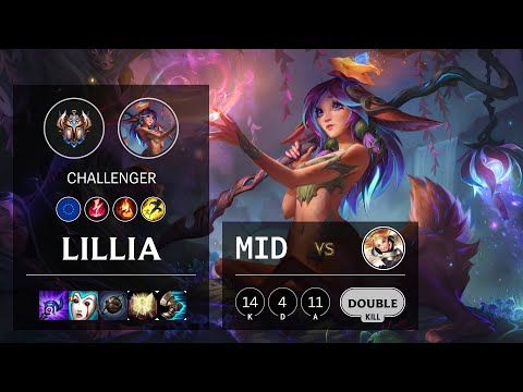 Lillia Mid vs Lux - EUNE Challenger Patch 10.15