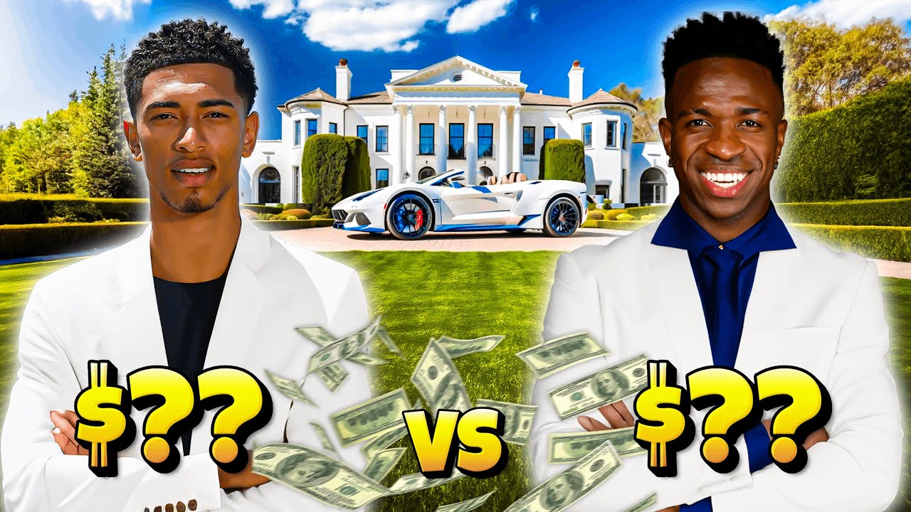 JUDE BELLINGHAM vs VINICIUS JR: Qual craque do REAL MADRID é mais rico?