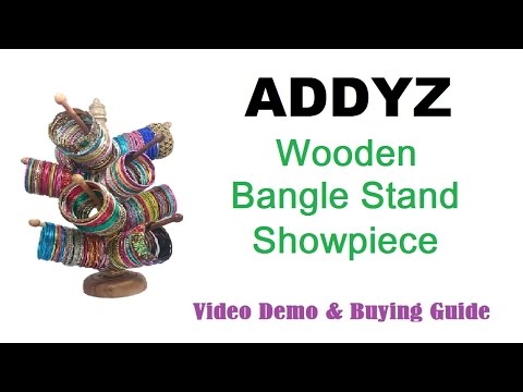 15 Rod Wooden Bangle Stand