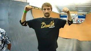 TODAY I DROPPED IN ON THE VERT RAMP!