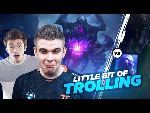 RHOBALAS x TRAYTON : LITTLE BIT OF TROLLING - VEL'KOZ VS RYZE | LOL FR