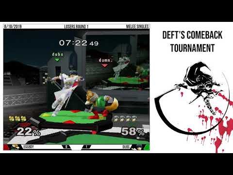 DCT Melee Singles - Eggboy (C. Falcon, Fox) Vs. Dubs (Marth) - Losers Round 2