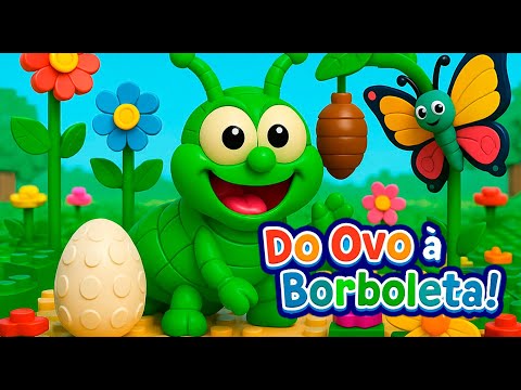 “Lagarta que Come TUDO e Vira Borboleta! 🐛🦋 METAMORFOSE / Música Infantil”