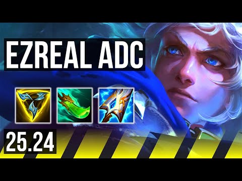 EZREAL & Braum vs JHIN & Senna (ADC) | 57K damage | KR Master | 25.24