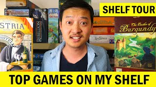 Top Board Games On My Shelf | VLOG Part 1| My Massive Game Collection!
