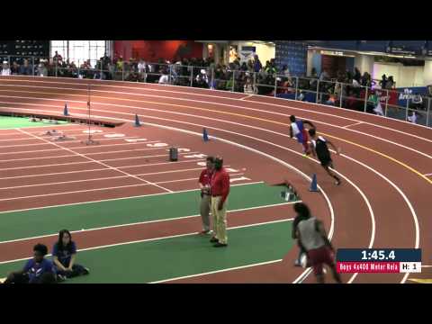 Boys 4x400m Relay Section 1 - New Balance Nationals Indoor 2014