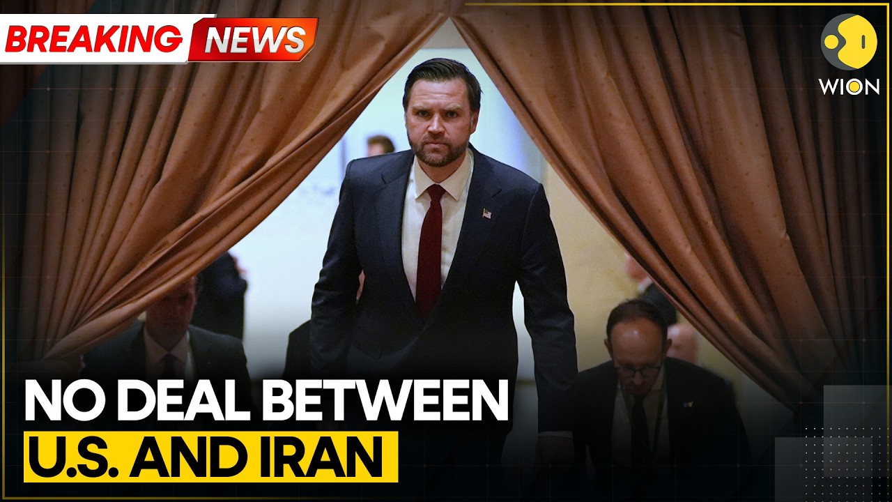 US-Iran Peace Talks: VP Vance Says Iran Refused Terms, Talks End Without Agreement | WION BREAKING