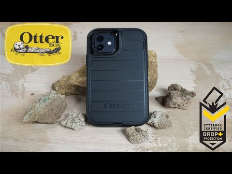 OtterBox iPhone 12 & iPhone 12 Pro Defender Series Series Case - Berry Potion (Raspberry Wine/Boysenberry), Rugged & Durable, with Port Protection, Includes Holster Clip Kickstand video review thumbnail