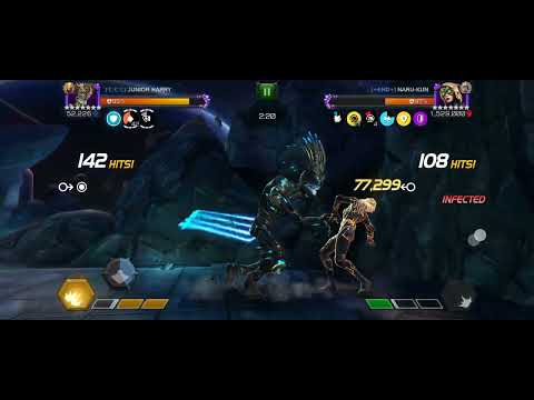 "MCOC Alliance War: Warlock Counters Yelena on Node 3  Bing Thing Season Gameplay"
