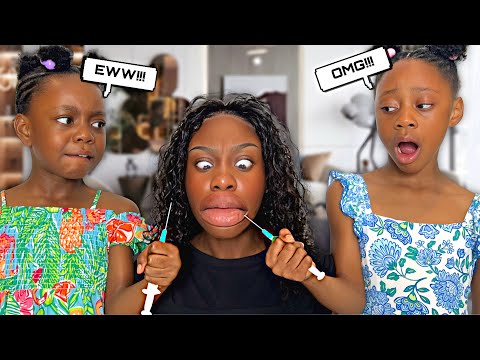 MY MUM'S LIPS CAN’T STOP GROWING…