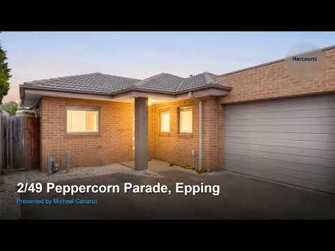 2/49 Peppercorn Parade, Epping, VIC 3076, 2 कमरे, 1 बाथरूम, Unit