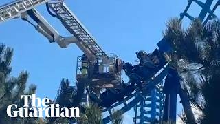 Firefighters rescue 27 people from broken down rollercoaster in Suffolk