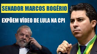 SENADOR MARCOS ROGRIO TIRA A  MSCARA DA ESQUERDA.