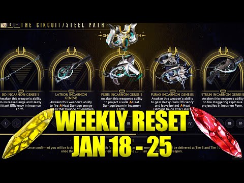 Devstream Umbra Forma Drop Friday! Warframe Weekly Reset January 18 - 25!