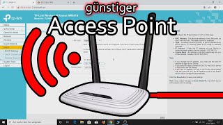 TP-Link Router als Access Point einrichten (TL-WR841N)