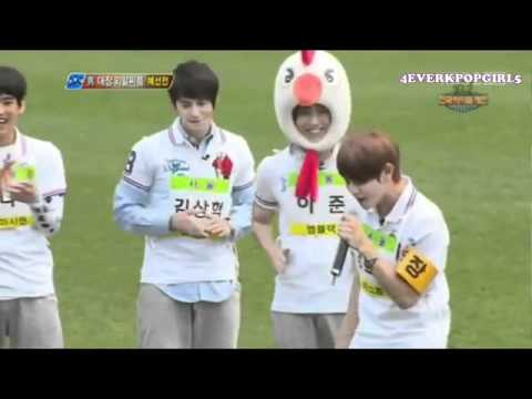 110528  BEAST [B2ST] Yoseob singing + dancing FICTION 100 Out Of 100 (Oh My School)