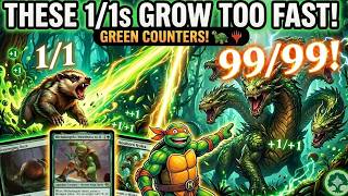 These 1/1s Grow TOO FAST! 🐢 Green Counters Deck Tech & Gameplay