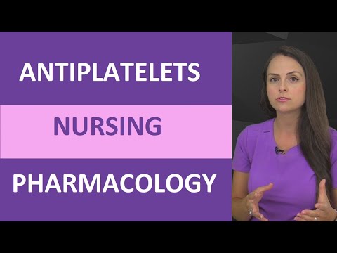 Antiplatelets Nursing Pharmacology NCLEX Quick Review
