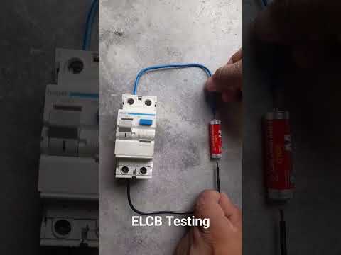ELCB Testing #likeworks1 #electrical #elcb
