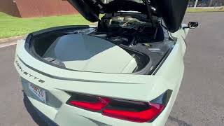 3,600-Mile 2024 Chevrolet Corvette Stingray 2LT Engine Compartment