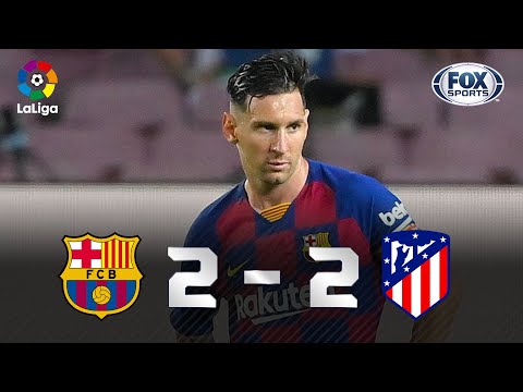 GOL 700 DE MESSI! GENIAL! Melhores momentos de Barcelona 2 x 2 Atlético de Madrid pela La Liga