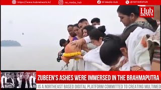 Emotional Visuals: Zubeen Garg's ashes immersed in the Brahmaputra, fulfilling the final wish