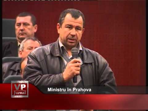 Ministru în vizită în Prahova