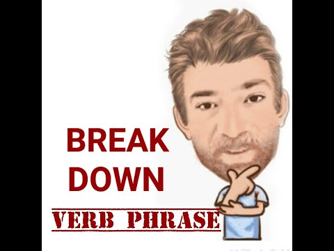 English Tutor Nick P Verb Phrase (369) Break Down - Eight Meanings