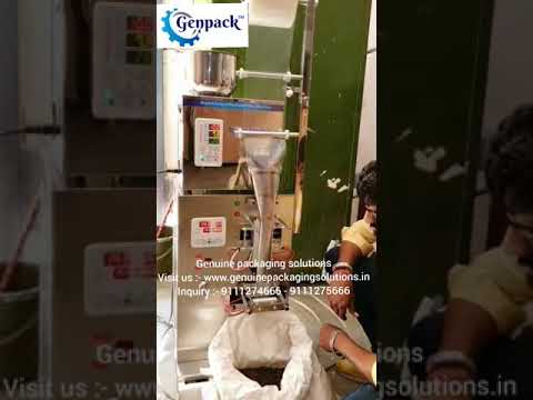 semi automatic granule packing machine 10 grm to200 grm fill any kindgrainslike,rice,tea, nut,sugar