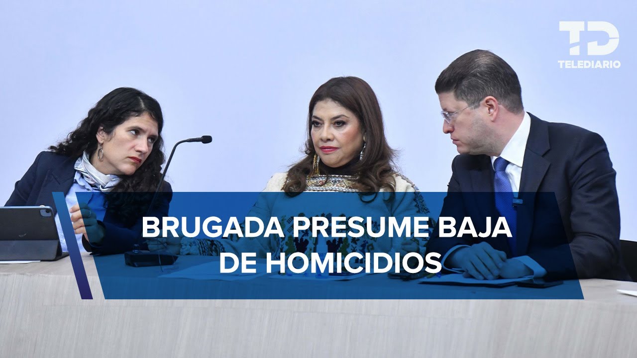 Clara Brugada destaca reducción de homicidios y delitos de alto impacto en Ciudad de México