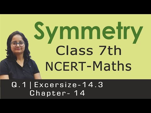 Q-1  / Ex-14.3  / Symmetry   / Ch-14 / Class 7th / NCERT Maths