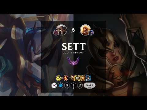 Sett Support vs Leona - KR Master Patch 12.6