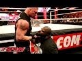 Brock Lesnar brawls with Mark Henry: Raw, March ...