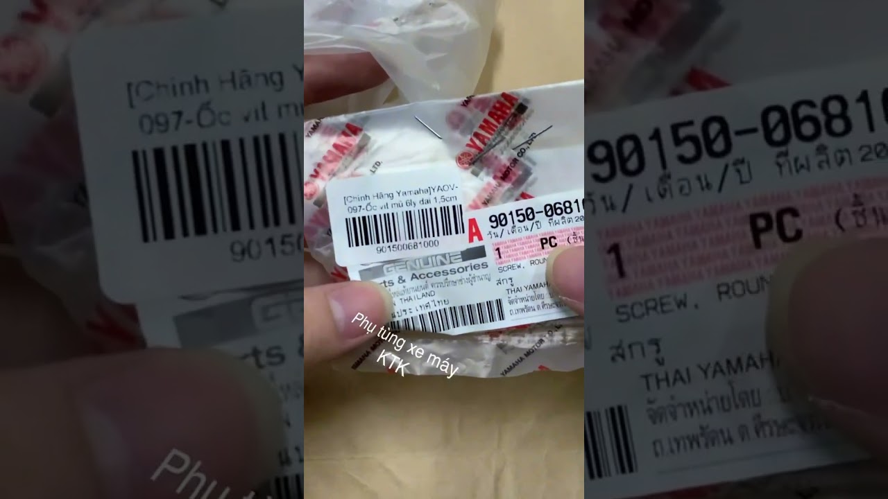YAOV-097-Ốc vít mũ 6ly dài 1,5cm Phụ tùng phụ kiện xe máy qc-[Yamaha]_yaspm