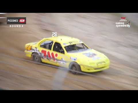 Aug12 SStH1 at TWW Cairns Speedway - Super Street Sedans Heat 1