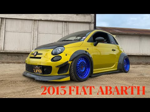 2013 FIAT 500 ABARTH WALK AROUND. VISITING CARS AND COFFEE MIRA MESA