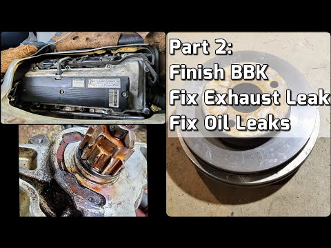 Previa Overhaul Part 2 - Finishing brakes, converter, and valve cover/distributor removal!