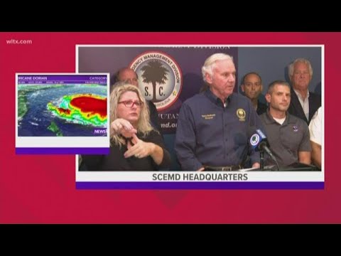 South Carolina governor tells the state 'be prepared' for Hurricane Dorian