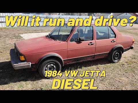 S4 E13. Will it run and drive?  Abandoned project 1984 Volkswagen Jetta diesel