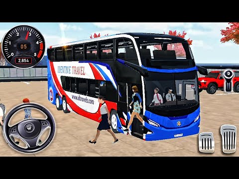 Offroad Coach Bus Driving 3D - Real Hill Coach Bus Simulator - Android GamePlay