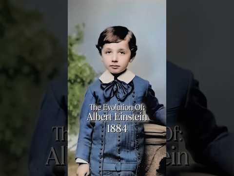 The Evolution of Albert Einstein #alberteinstein #science #history