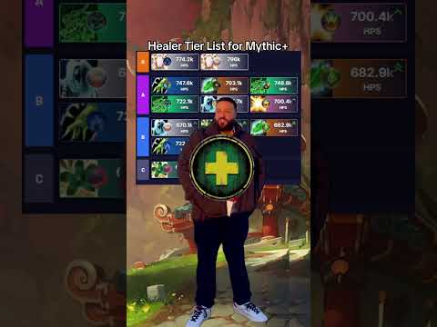 Healer Tier List for Mythic #worldofwarcraft #warcraft #warwithin #thewarwithin #mmorpg #shorts