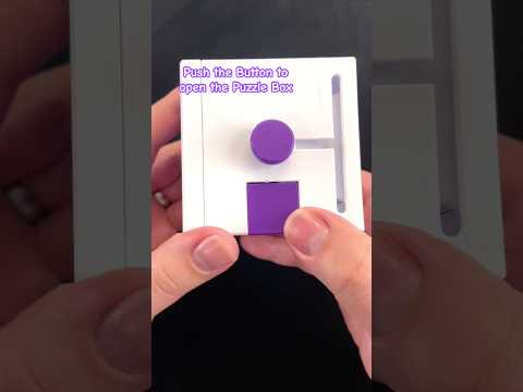 Push the Button to open up the Puzzle Box. #puzzlebox