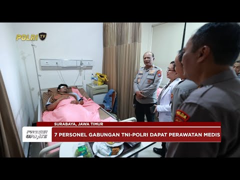 PRESISI UPDATE: KAPOLDA JATIM KUNJUNGI PETUGAS YANG LUKA SAAT UNJUK RASA DI GRAHADI31/08/2025(18.00)